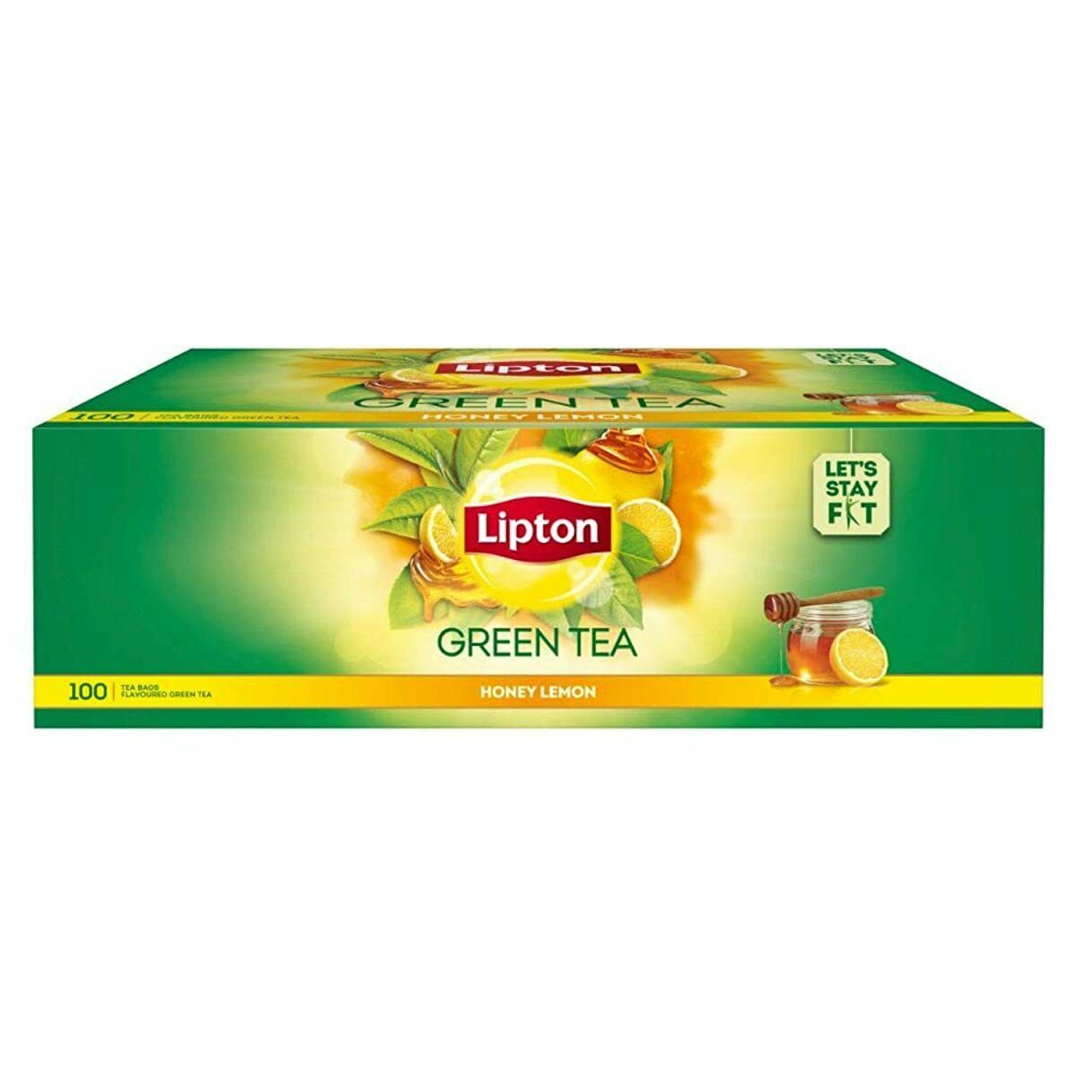 Lipton Honey Lemon Green Tea Bags - Delicious Flavour & Great Taste