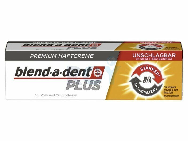 Blend-a-Dent PLUS DUO Denture Super Adhesive Cream - Made in Germany