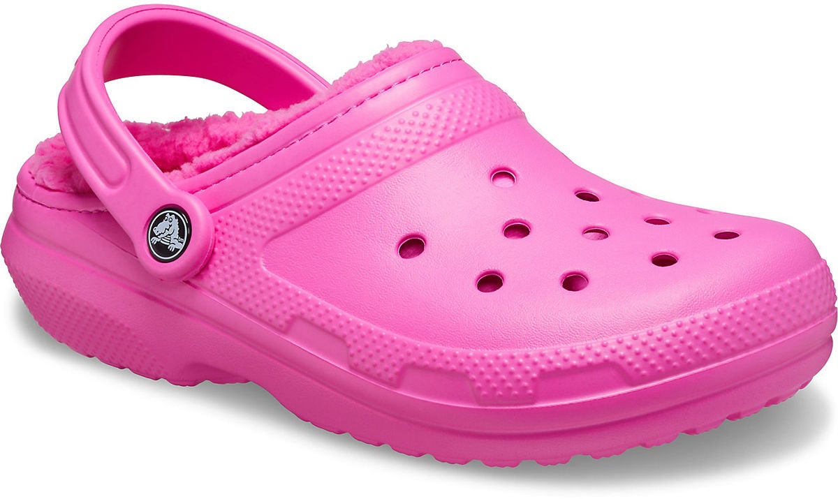 Crocs Classic Lined Clog, Electric Pink, 29–30