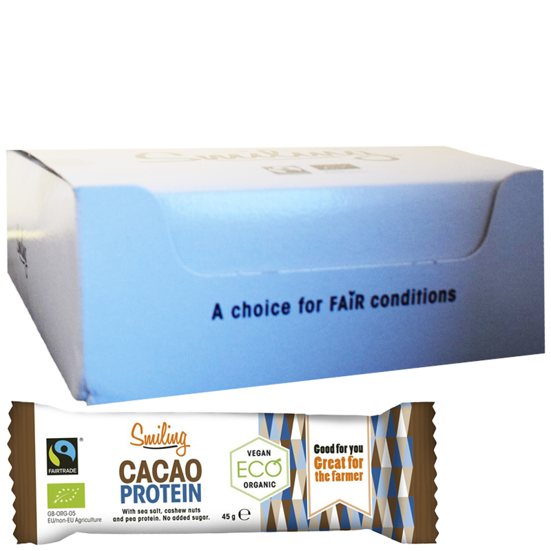 Eko Hel Låda Proteinbars Kakao 20 x 45g - 34% rabatt