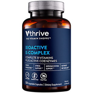 Bioactive B-Complex - Vitamin B + Active Coenzymes for Energy Production (120 Vegetable Capsules)