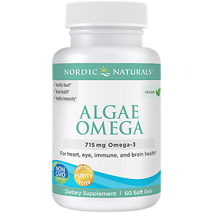 Algae Omega - 715 MG Vegetarian Omega-3s (60 Softgels)