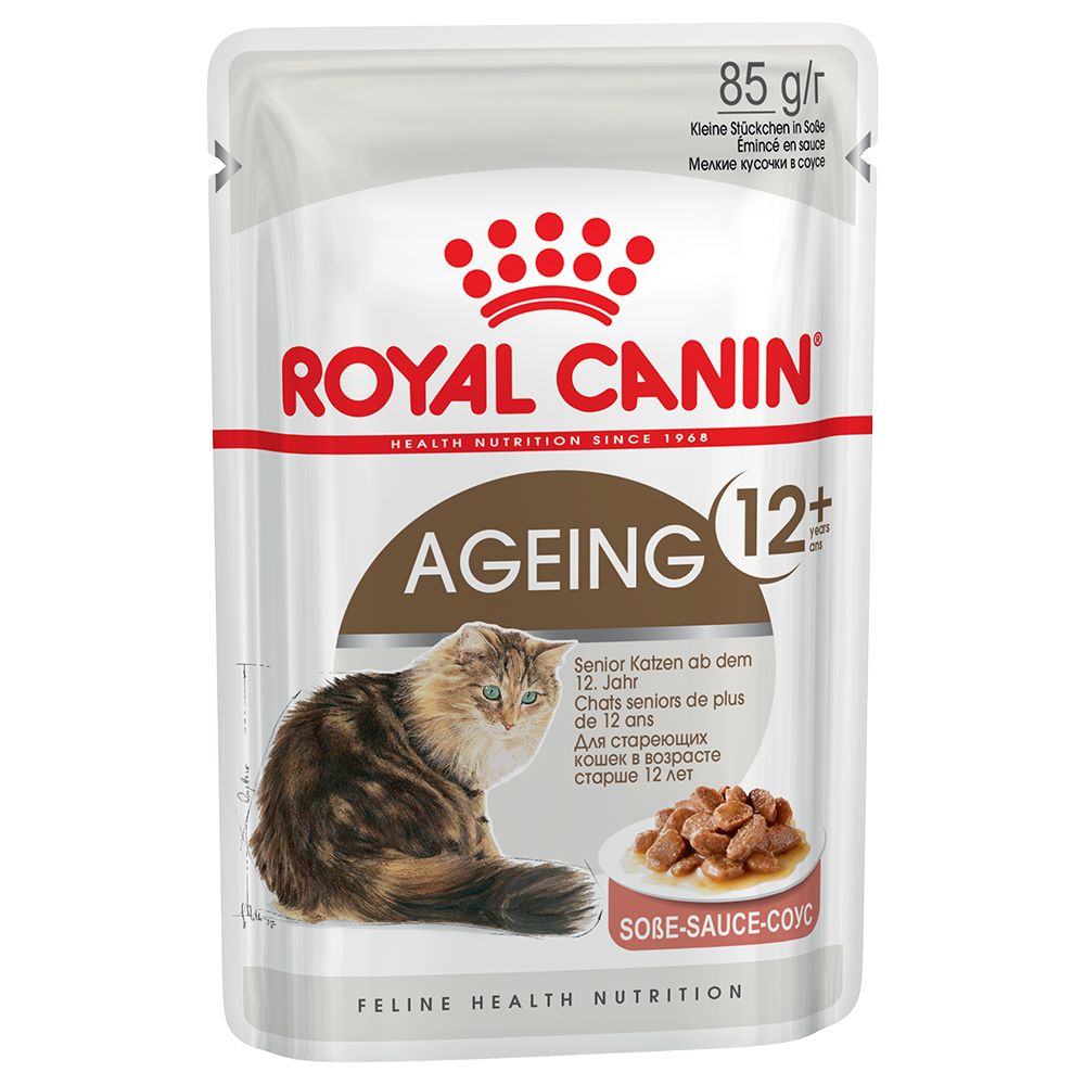 Royal Canin Mature Jelly & Gravy Mixed Pack 24 x 85g - Ageing +12 in Jelly & Gravy