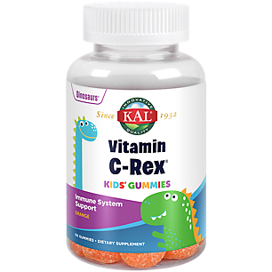 Vitamin C-Rex Kids' Gummies - Immune System Support - Orange (60 Gummies)