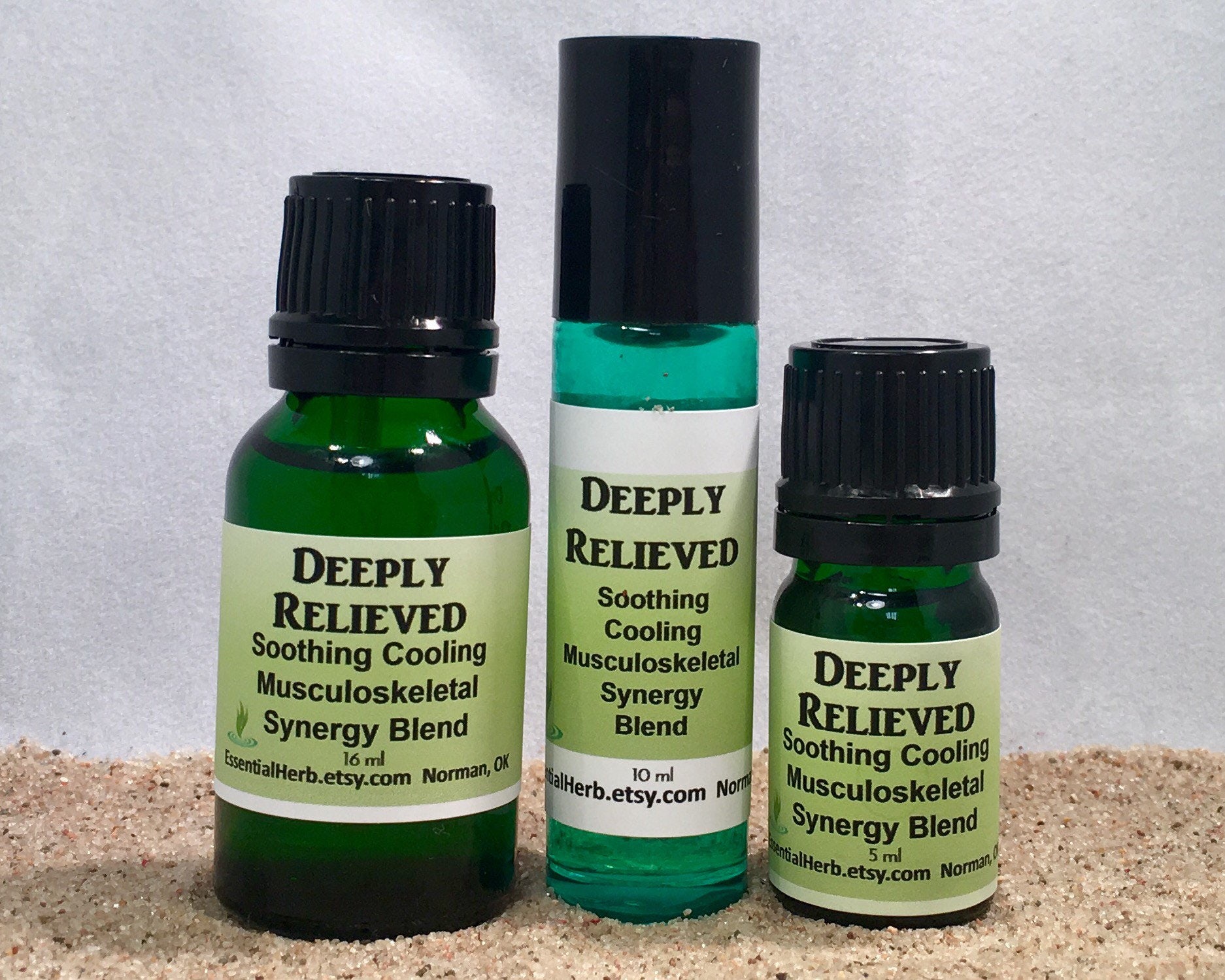Deeply Relieved Essential Oil Blend, Soothing Cooling Muscular Musculoseletal Support, Pure Therapeutic, Compare Deep Relief