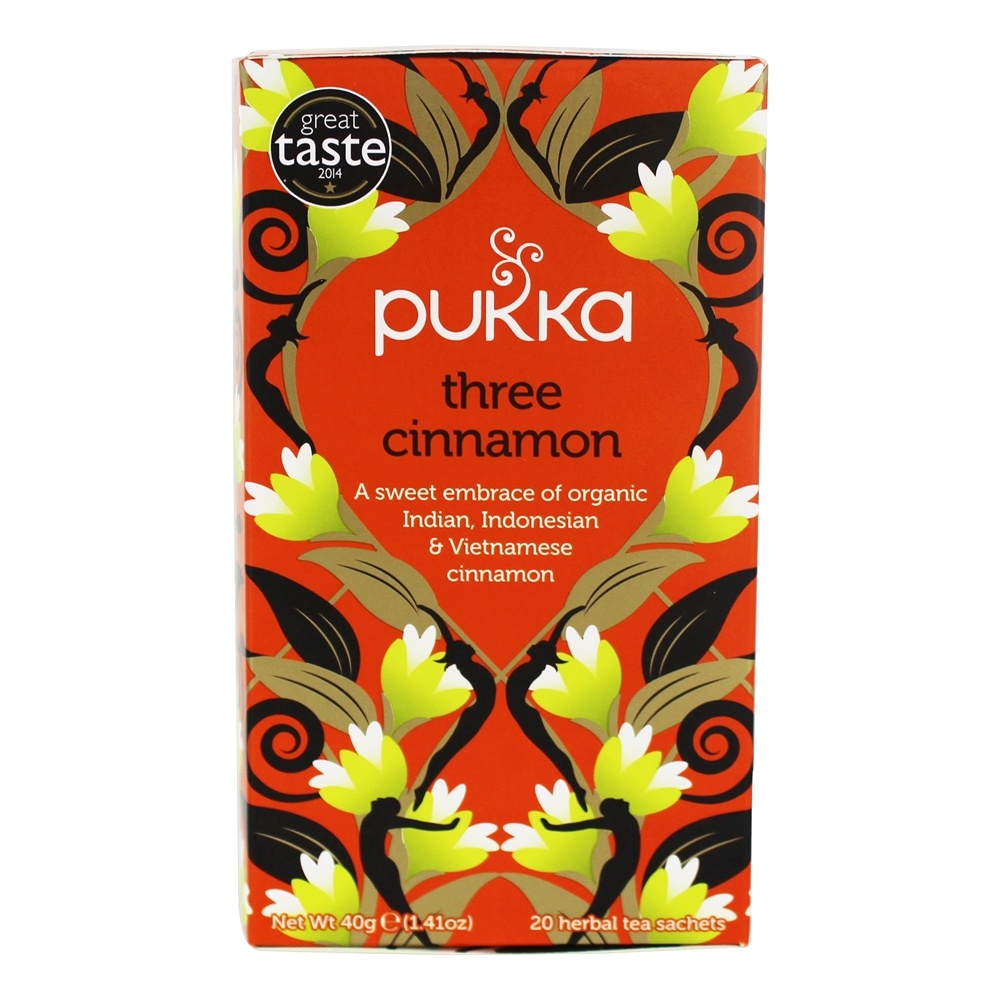 Pukka Herbs - Organic Herbal Tea Three Cinnamon - 20 Sachet(s)