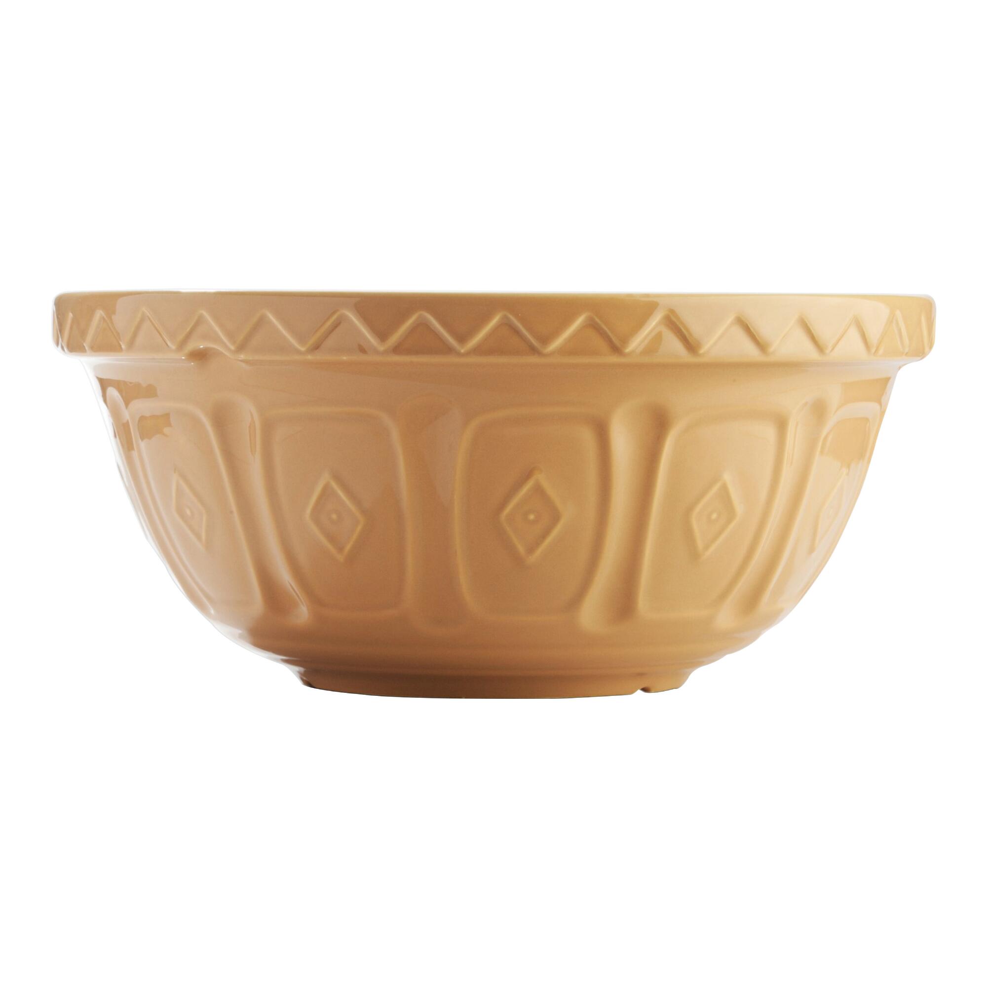 Regular Mason Cash Cane Ceramic Mixing Bowl: Natural by World Market