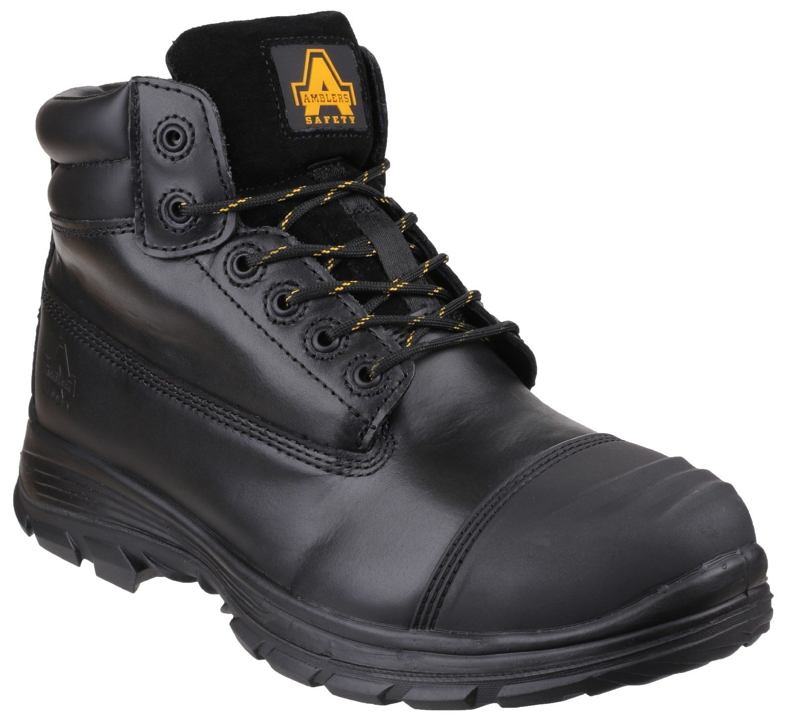 Amblers Unisex Safety Brecon Water Resistant Lace Up Boot Black 23743 - Black 6
