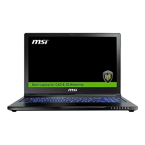 MSI WS63 8SJ 018 15.6" Mobile Workstation Laptop, Intel i7
