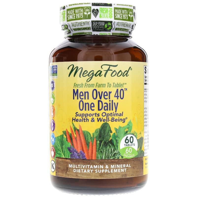 Megafood Men Over 40 One Daily 60 Tablets