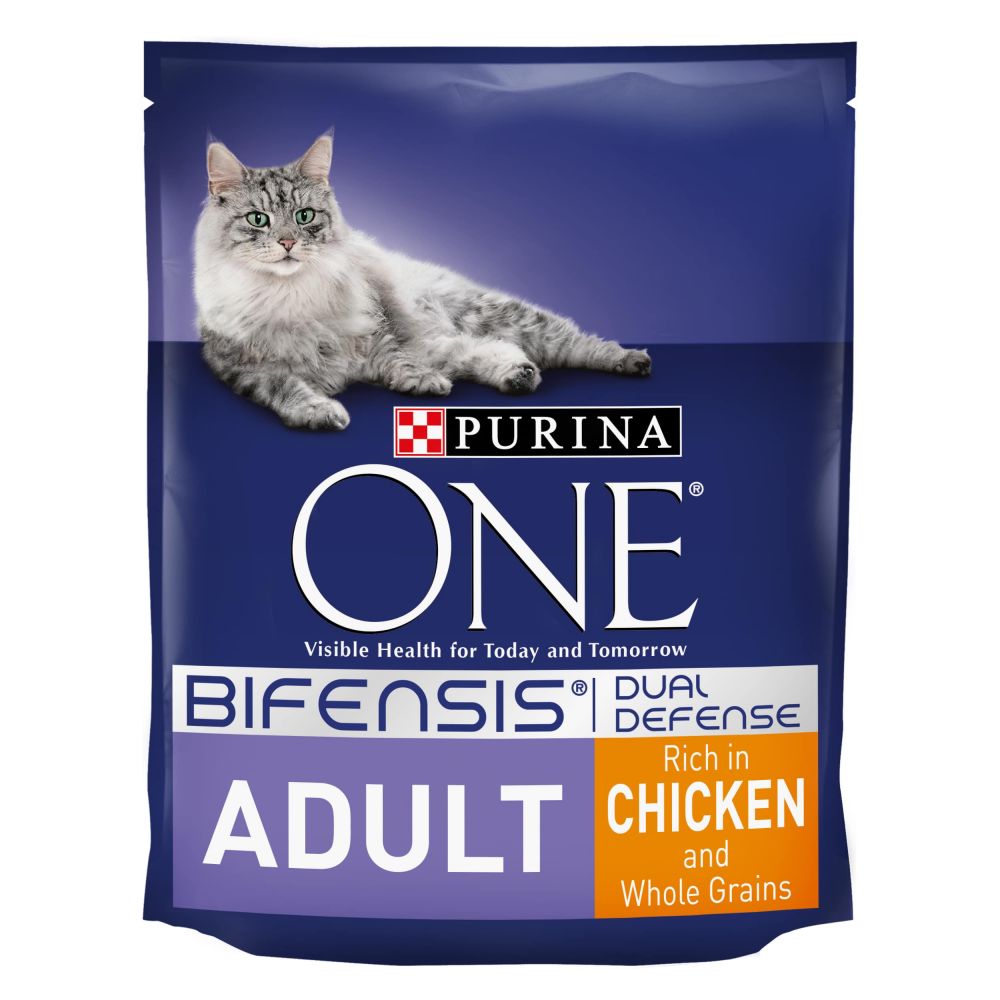 Purina ONE Adult Chicken & Whole Grains Dry Cat Food - 6kg