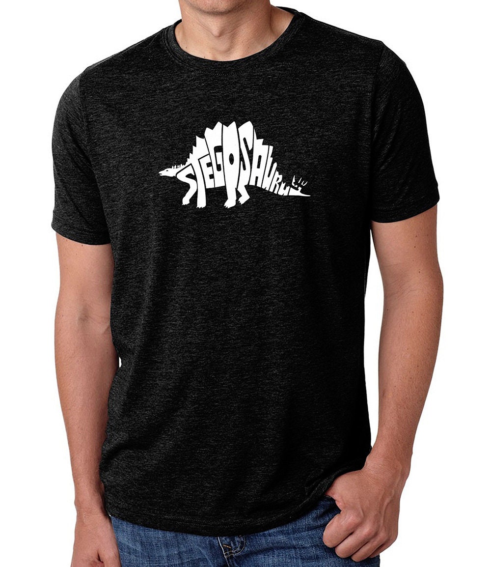 Men's Premium Blend Word Art T-Shirt - Stegosaurus