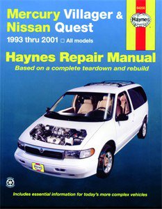 Haynes Reparationshandbok, Mercury Villager & Nissan Quest, Universal