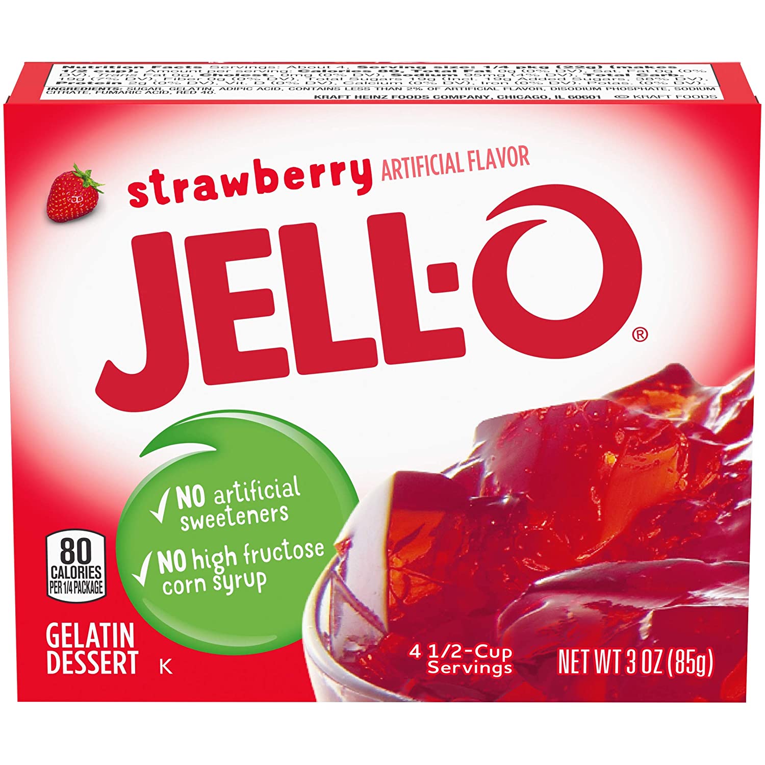 Jello Strawberry 85gram