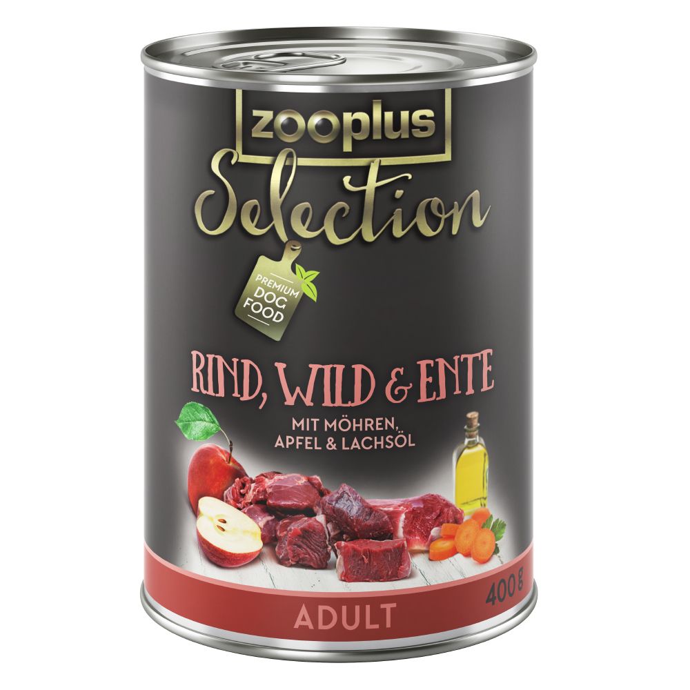 zooplus Selection Saver Pack 24 x 400g - Adult Beef, Pheasant & Goose