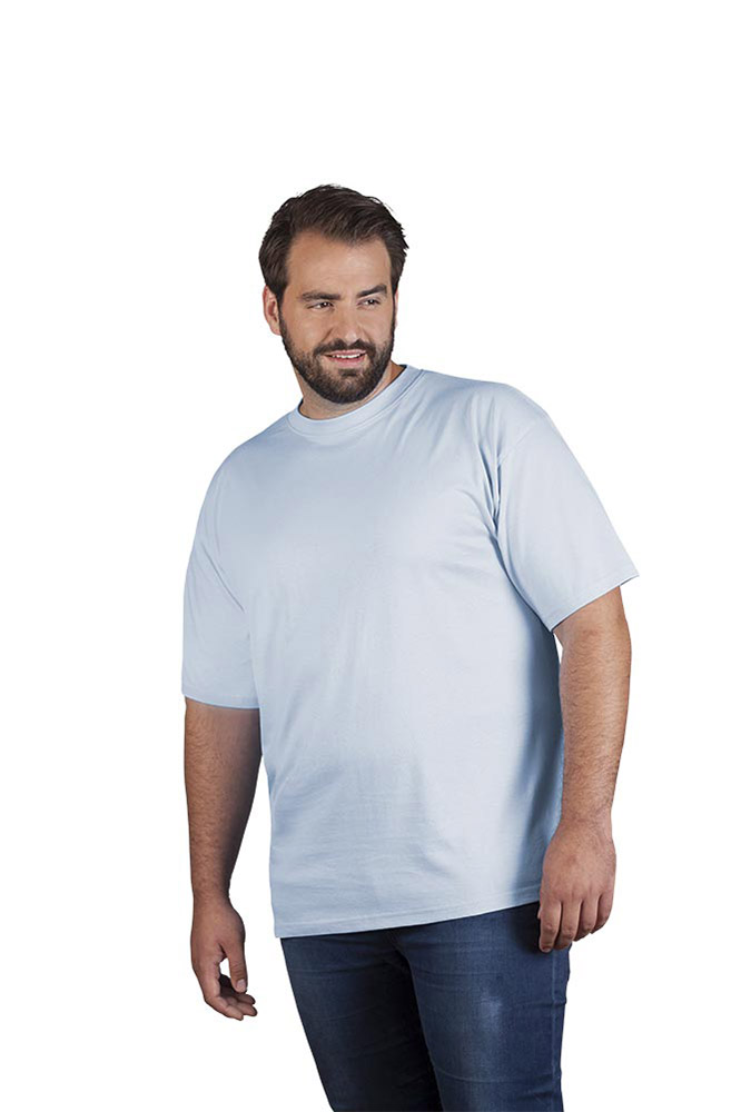 Premium T-Shirt Plus Size Herren, Babyblau, XXXL
