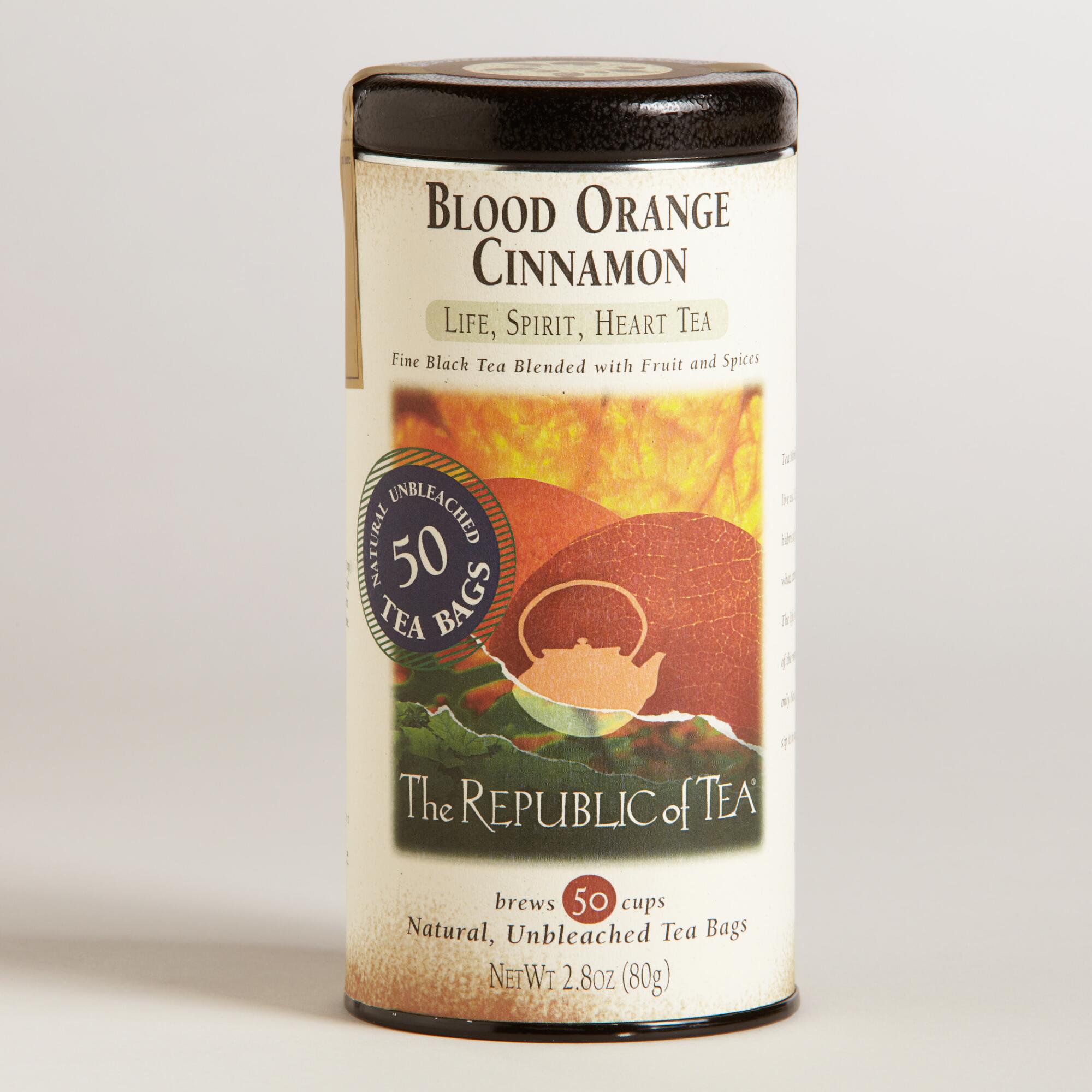 The Republic Of Tea Blood Orange Cinnamon Black Tea 50 Count by World Market