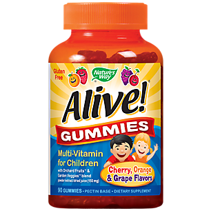 Alive! Children Gummy Multivitamin - Cherry, Grape & Orange (90 Gummies)