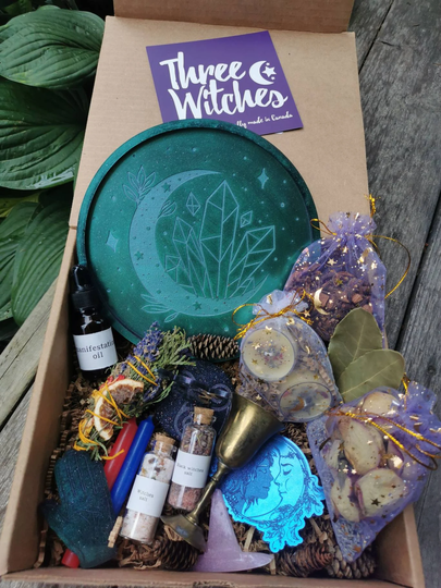Witch Ritual Set Buy Witch Ritual Kit With Altar Plate, Goddess Statue, Spell Candles ...