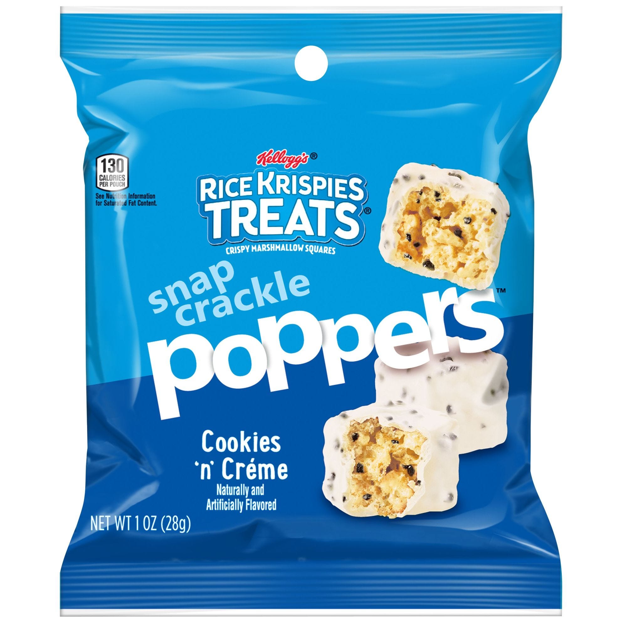 Kellogg's Rice Krispies Treats Poppers, Cookies n' Creme - 1 oz