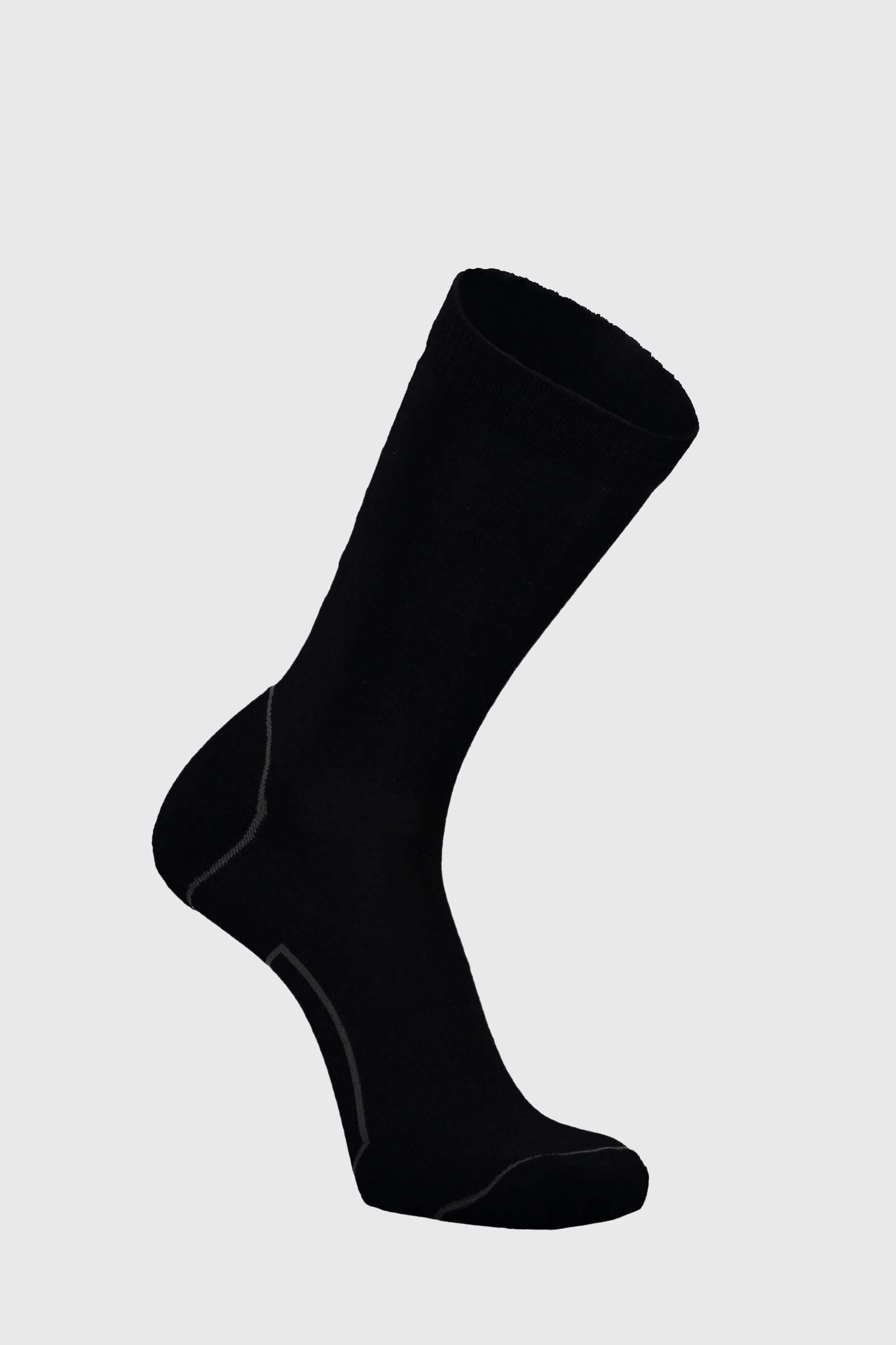 Mons Royale Unisex Tech Bike Sock 2.0 - Merino Wool, Black / 42-44