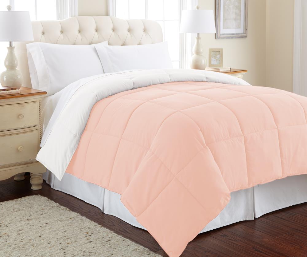 Amrapur Overseas Reversible down alternative comforter Multi Solid Reversible King Comforter (Blend with Polyester Fill) | 2DWNCMFG-BSW-KG