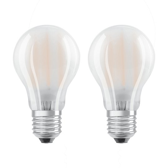OSRAM-LED-lamppu E27 7W lämmin valkoinen 2 kpl