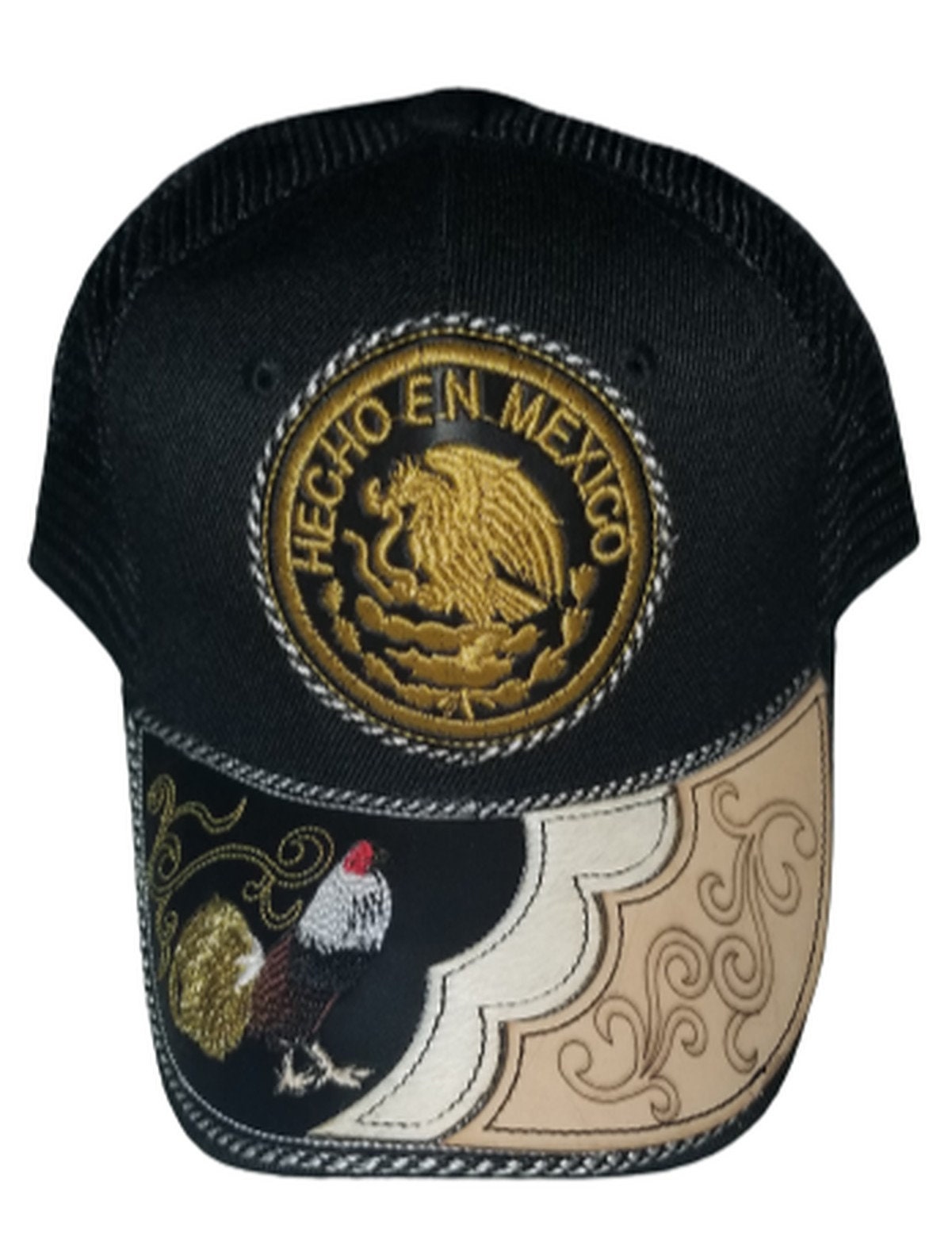 Hecho En Mexico Gorra Charra Premium Handmade Hat Cap