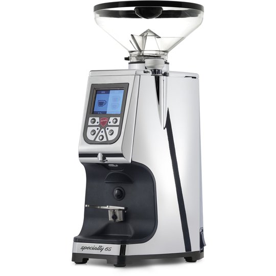 Eureka ATOM Specialty 65 elektrisk kaffekvarn, förkromat stål