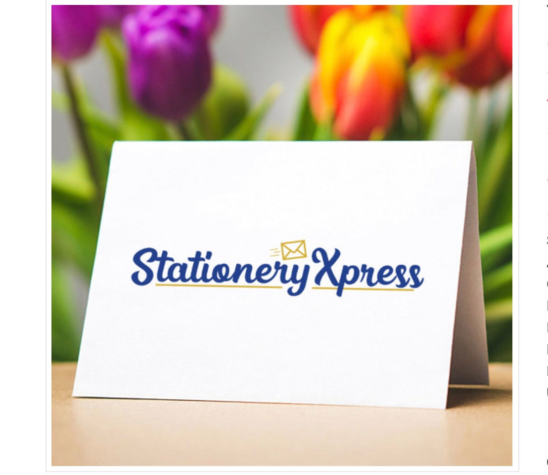 Your Logo Personalized Stationery - Company Stationery, Logo/Artwork Custom High Quality