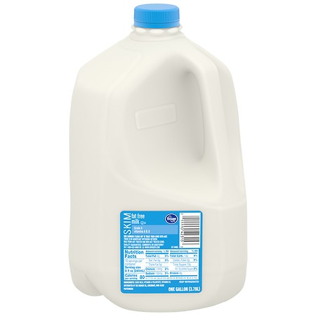 Kroger Fat Free Skim Milk - 128.0 fl oz