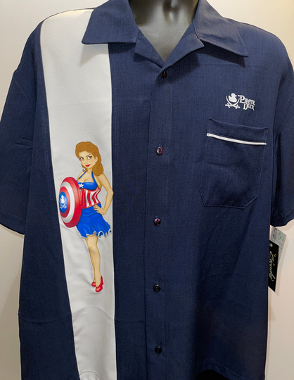 Koi Retro Bowling Shirt