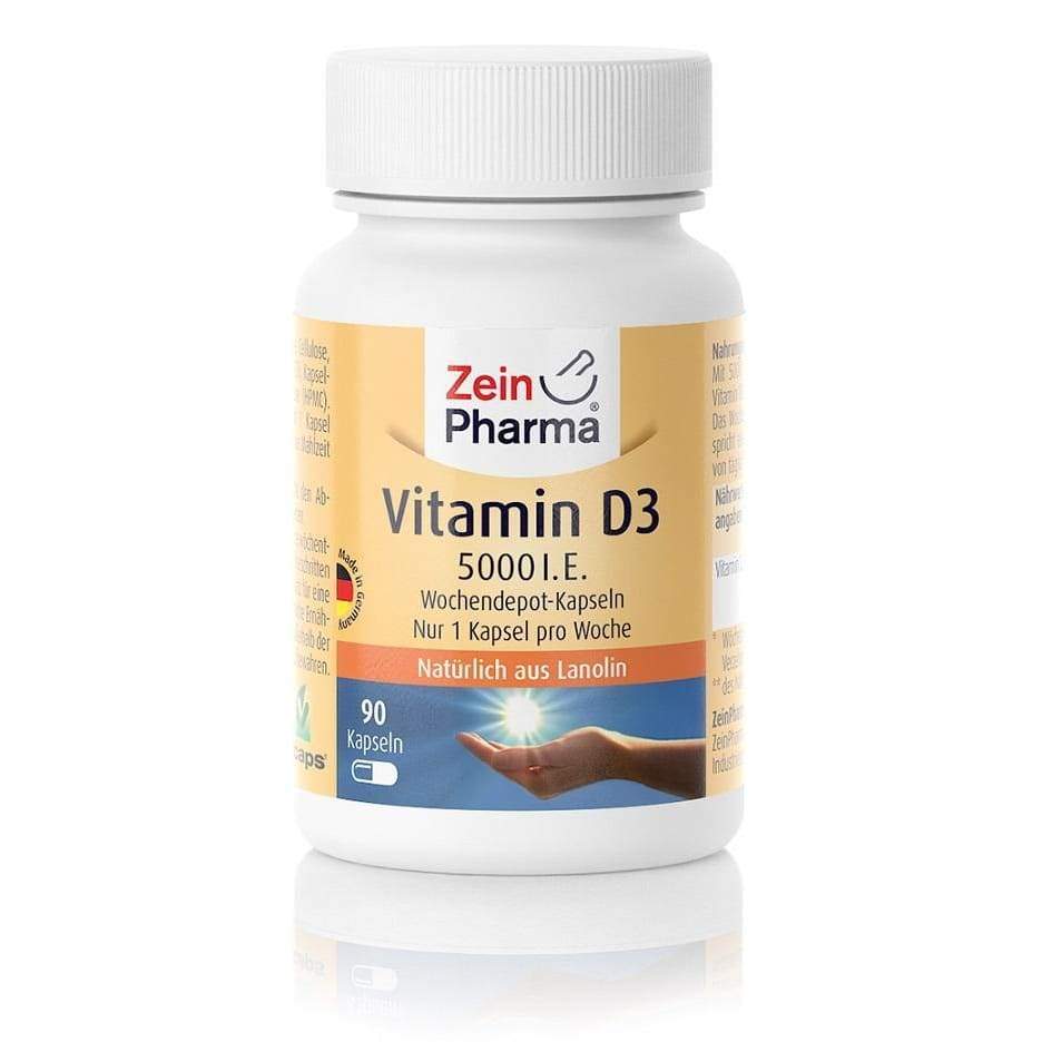 Vitamin D3, 5000 IU - 90 caps