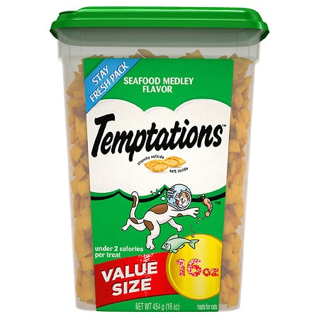 Temptations Cat Food Value Pack Seafood Medley - 16.0 oz