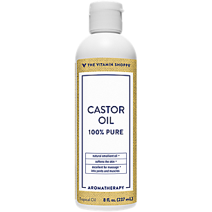 Castor Oil - 100% Pure Topical Massage Oil for Soft Skin, Soothes Joint & Muscles (8 fl. oz.)