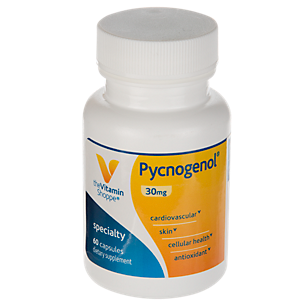 Pycnogenol Antioxidant - Supports Cardiovascular & Cellular Health - 30 MG (60 Capsules)