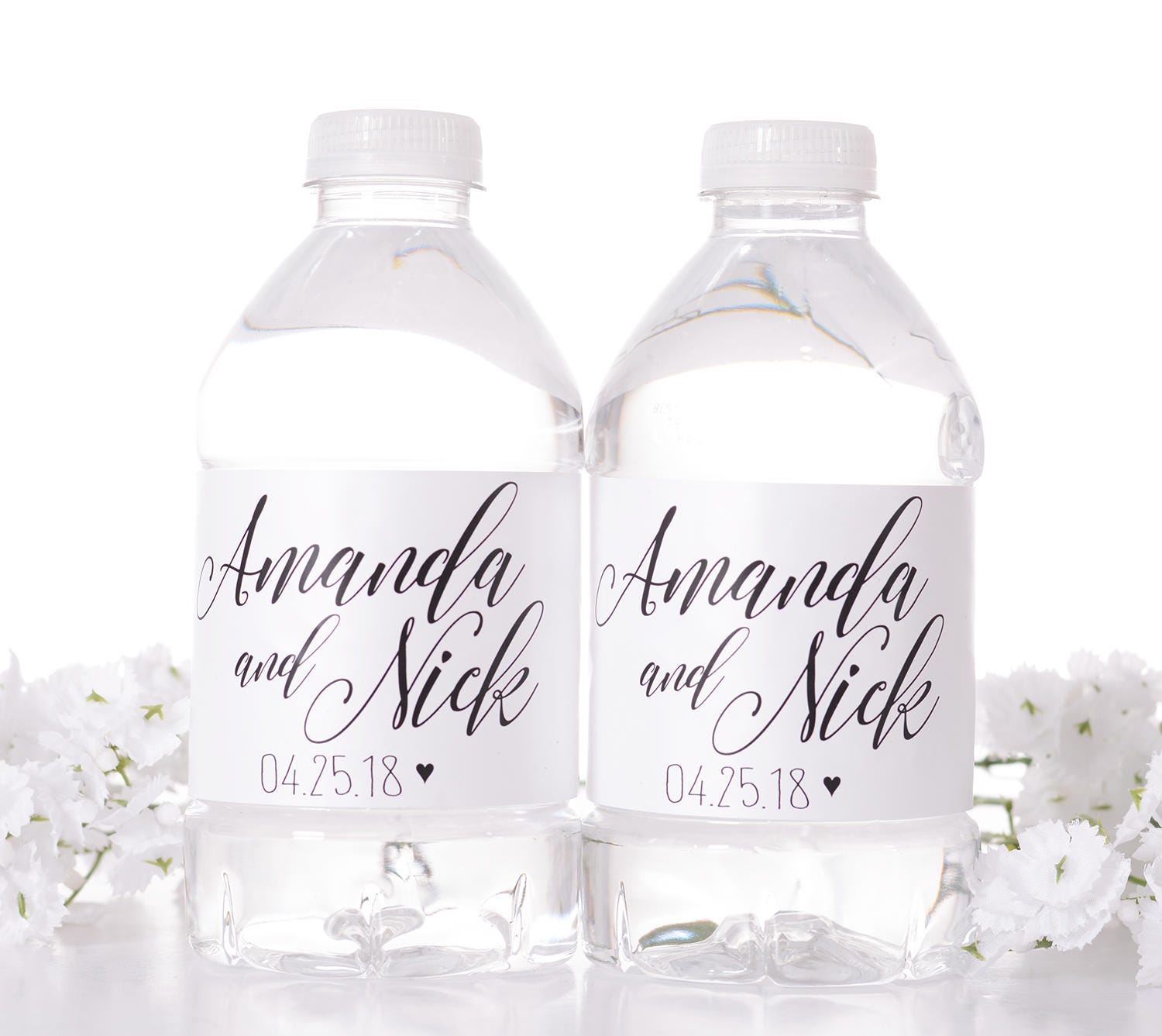 Vintage Wedding Water Bottle Labels - Cute Favors -Need A Different Quantity? Click On The Choose Total Tab To See All Pricing"