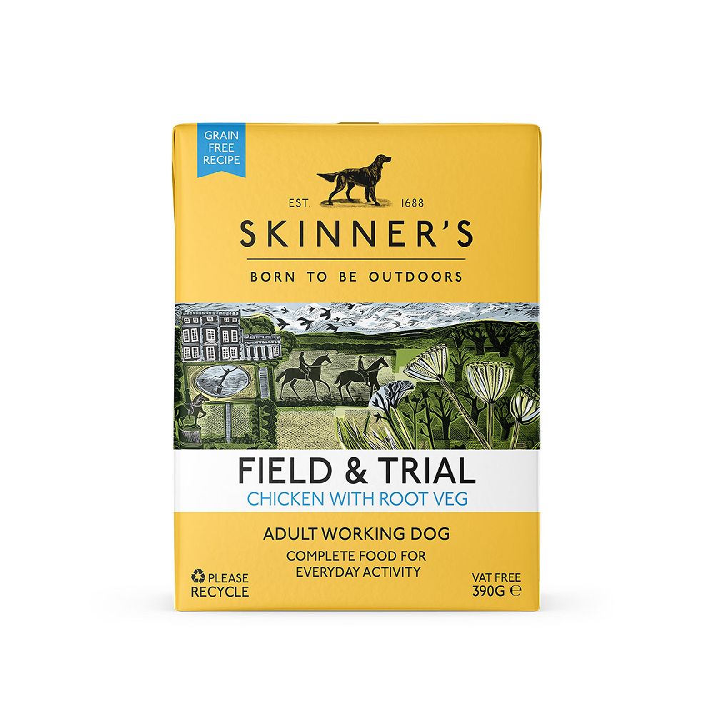 Skinner's Field & Trial Adult Chicken with Root Veg - 18 x 390g