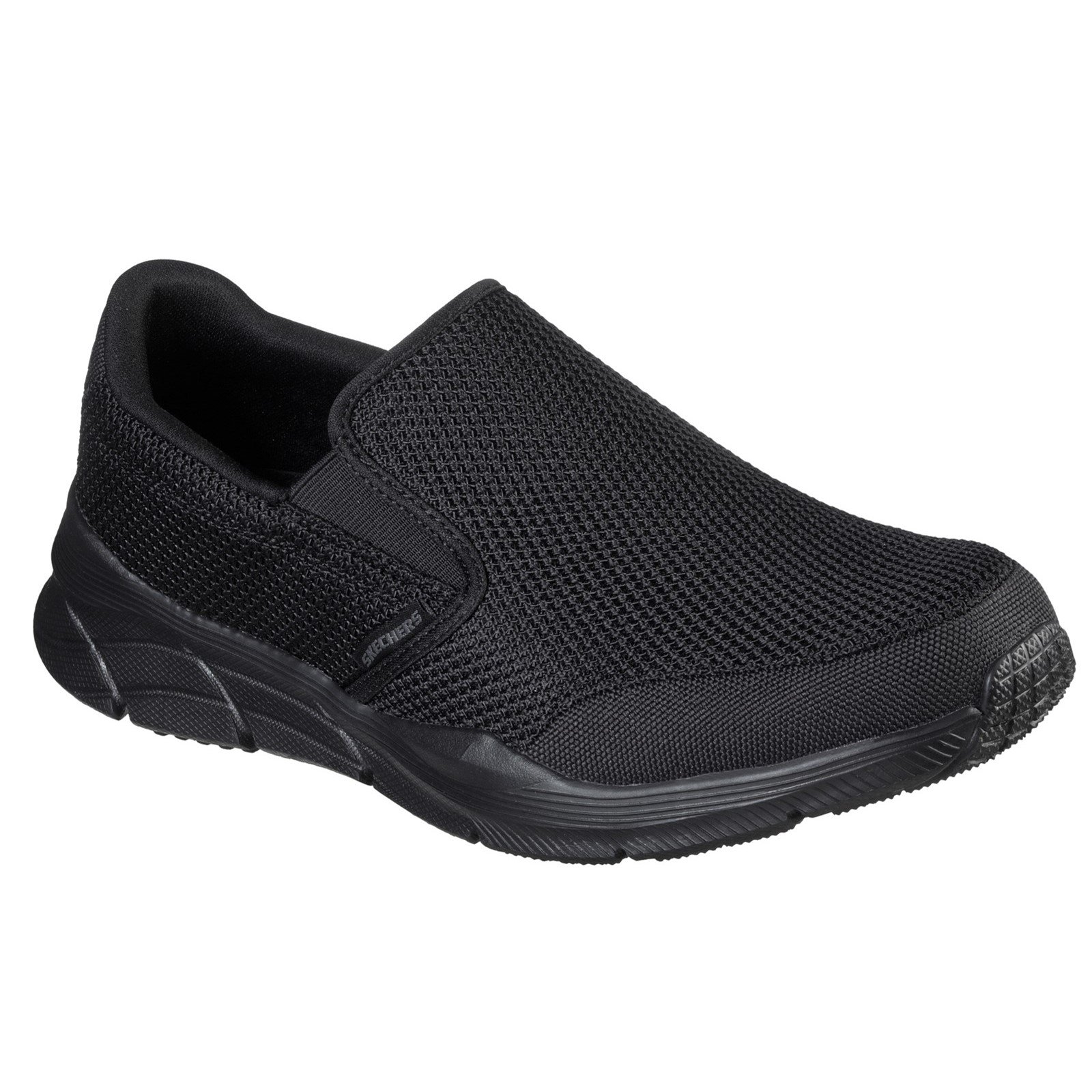 Skechers Men's Equalizer 4.0 Krimlin Wide Trainer Black 33073 - Black 9