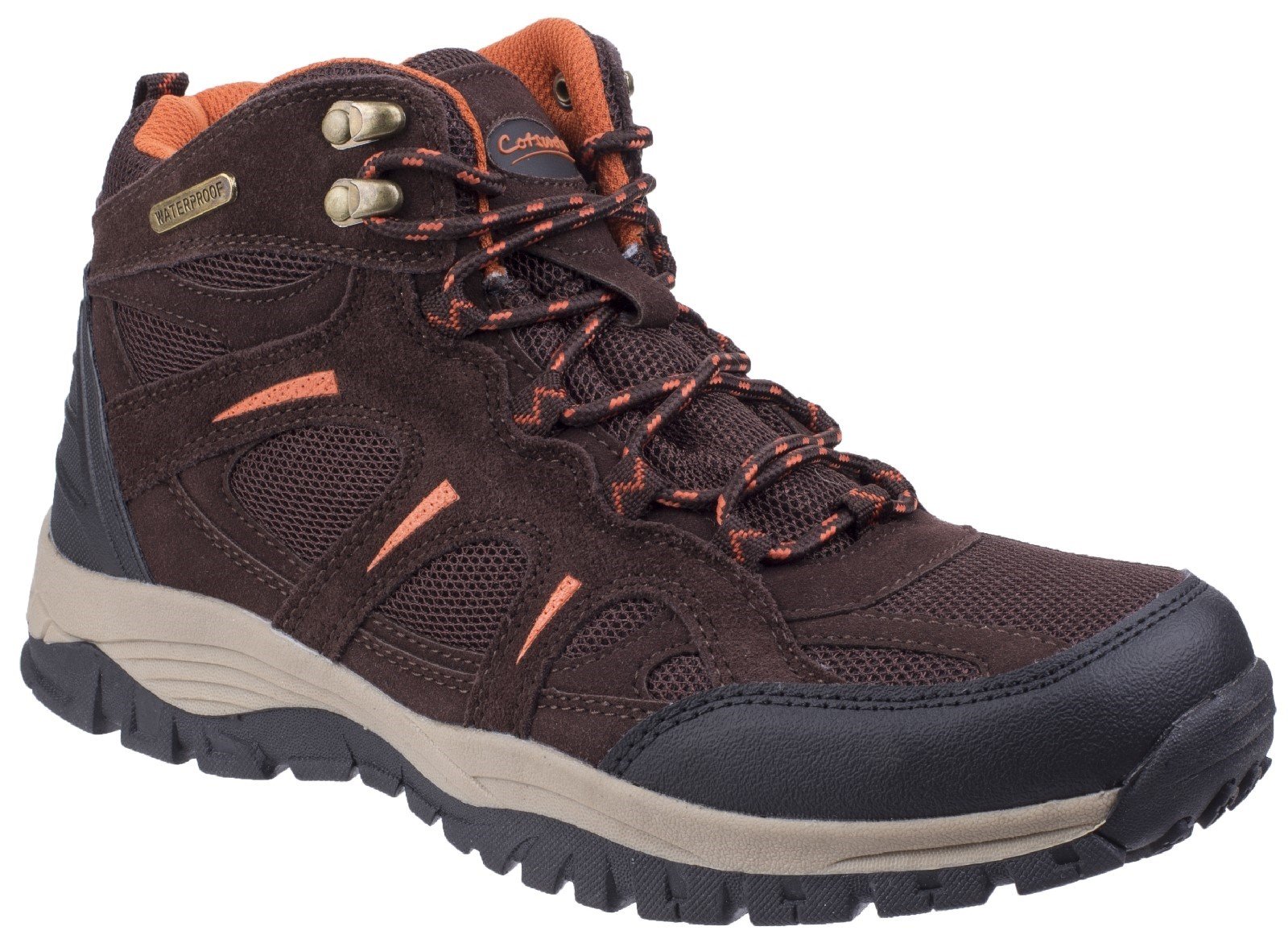 Cotswold Men's Stowell Lightweight Hiking Boot Dark Brown 26280 - Dark Brown 7