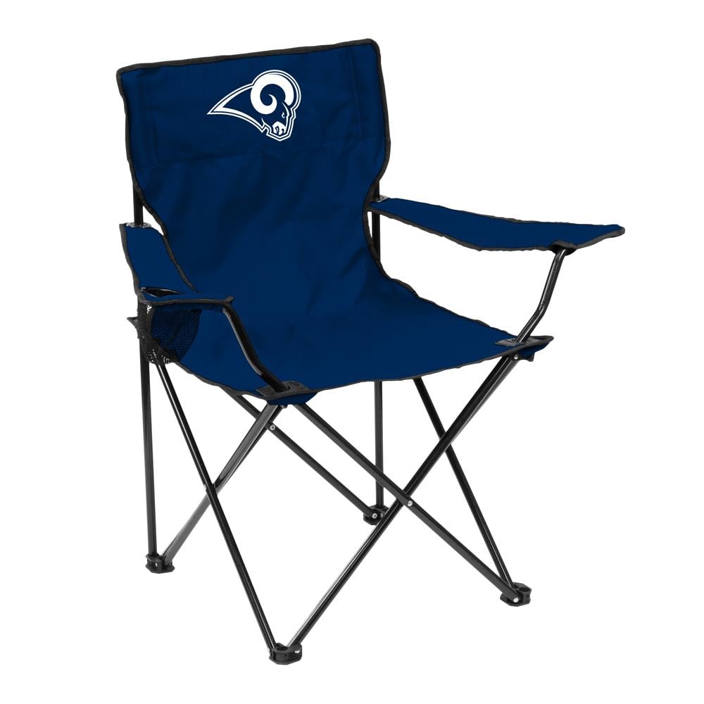 Logo Brands Los Angeles Rams Team Color Folding Tailgate Chair in Blue | 629-13Q-1