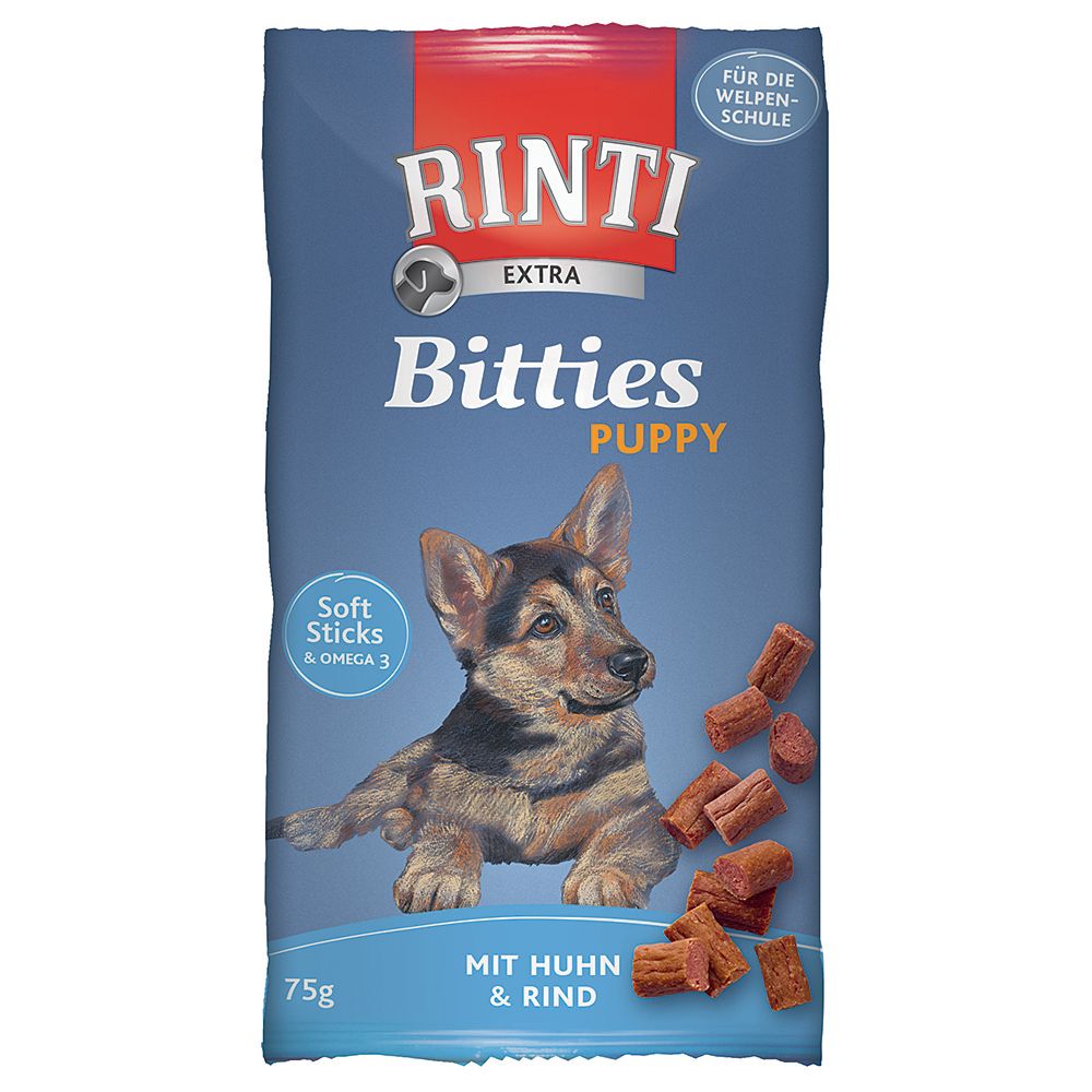 RINTI Extra Puppy Bitties - Chicken & Beef - 75g