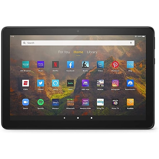 Amazon Fire HD 10 10.1" Tablet, WiFi, 3GB RAM, 32 GB Storage, Black (B08BX7FV5L)