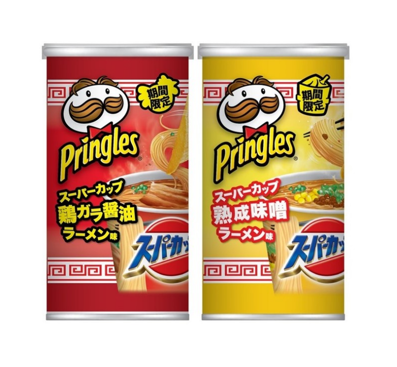 Acecook PRINGLES Supercup Miso Chicken soy Ramen Potato Chips Japan Limited