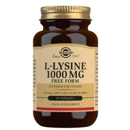 L-Lysine, 1000mg - 50 tablets