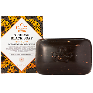 African Black Soap Bar Soap with Aloe, Oats & Vitamin E (5 Ounces)