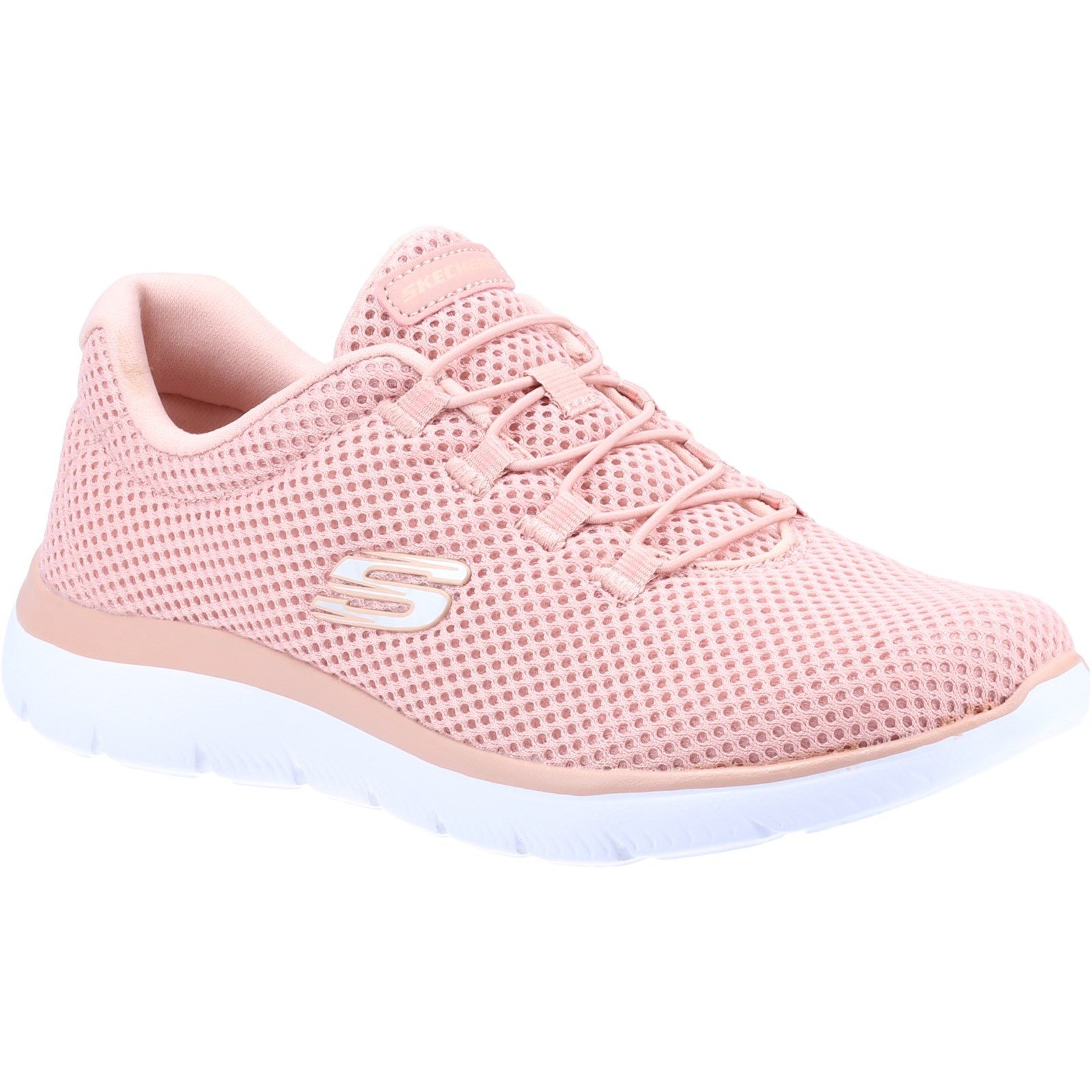 Skechers Women's Summits Slip On Trainer Various Colours 30708 - Rose 4