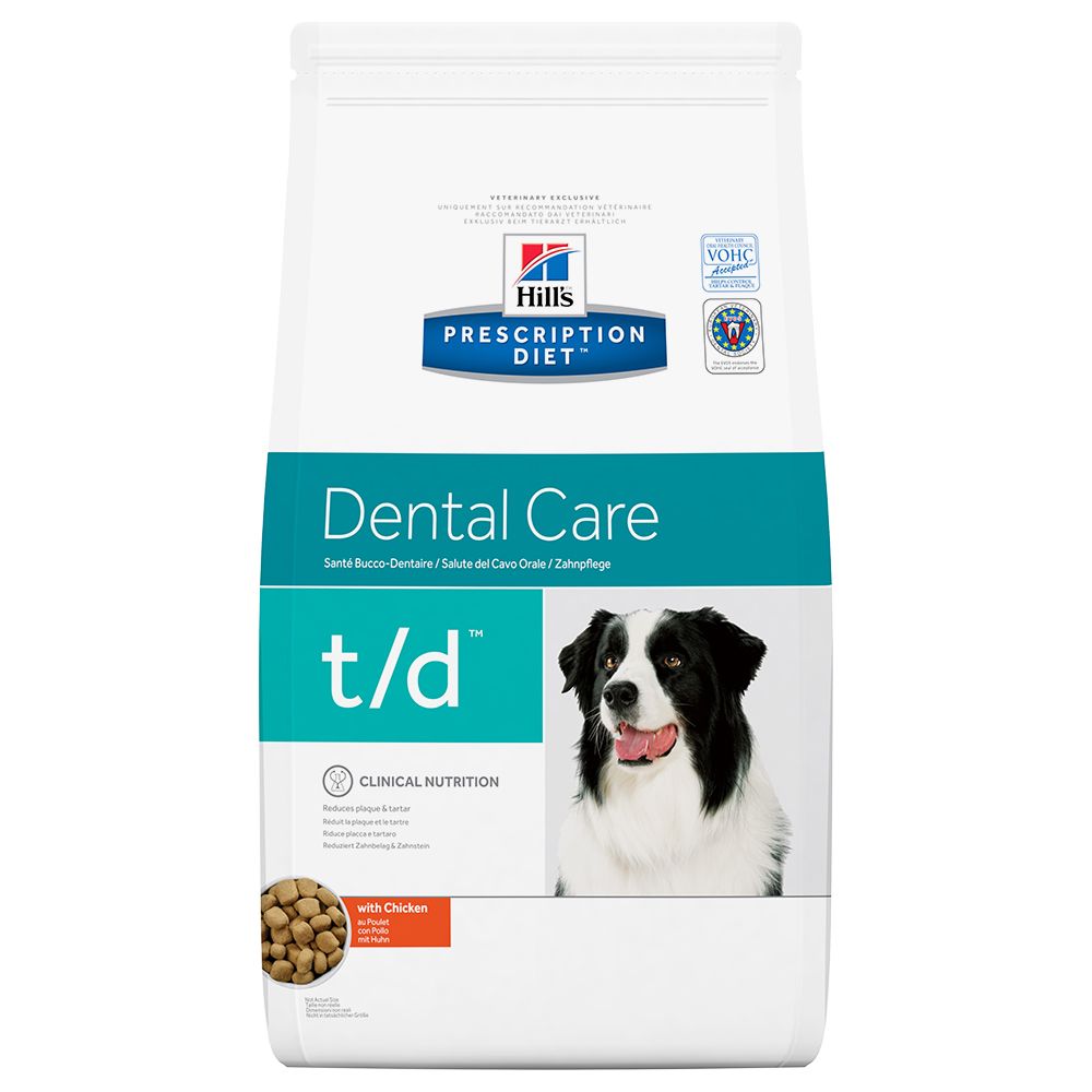 Hill's Prescription Diet Canine t/d Dental Care - Chicken - Economy Pack: 2 x 10kg