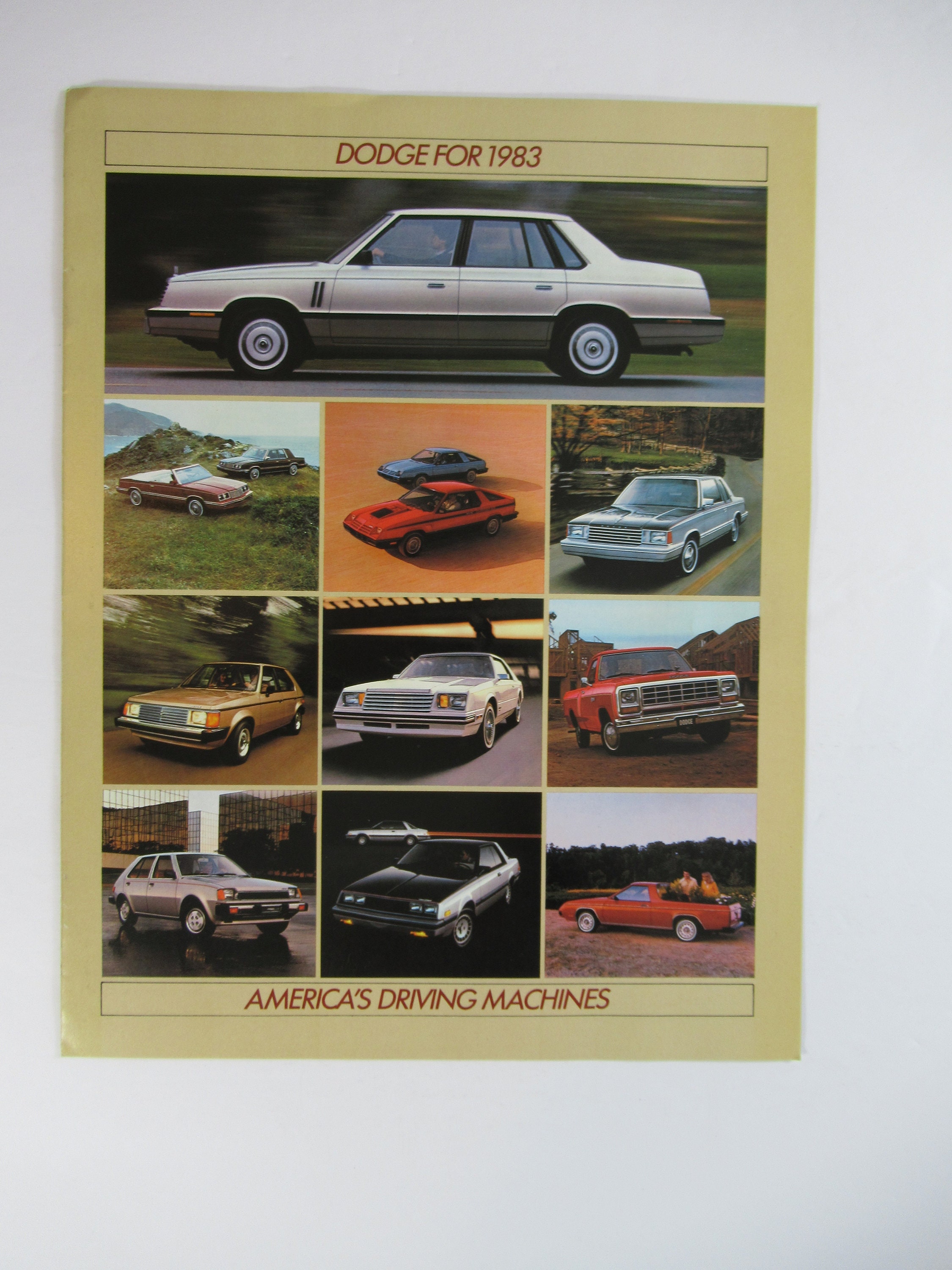 1983 Dodge Sales Brochure, Vintage Dealer Advertising, Ram Truck, Rampage