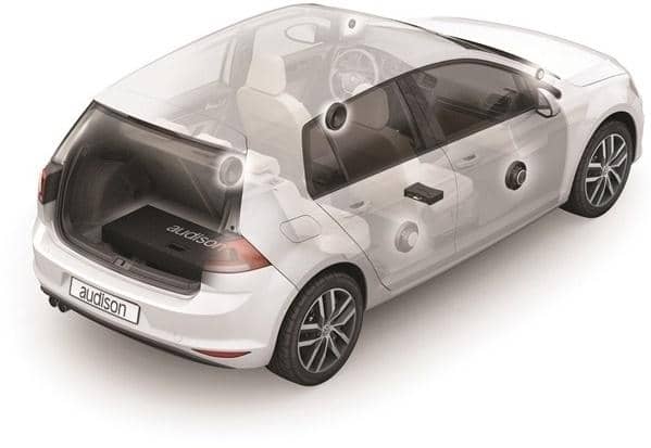 Audison Prima VW Golf VII Soundpack subwooferilla